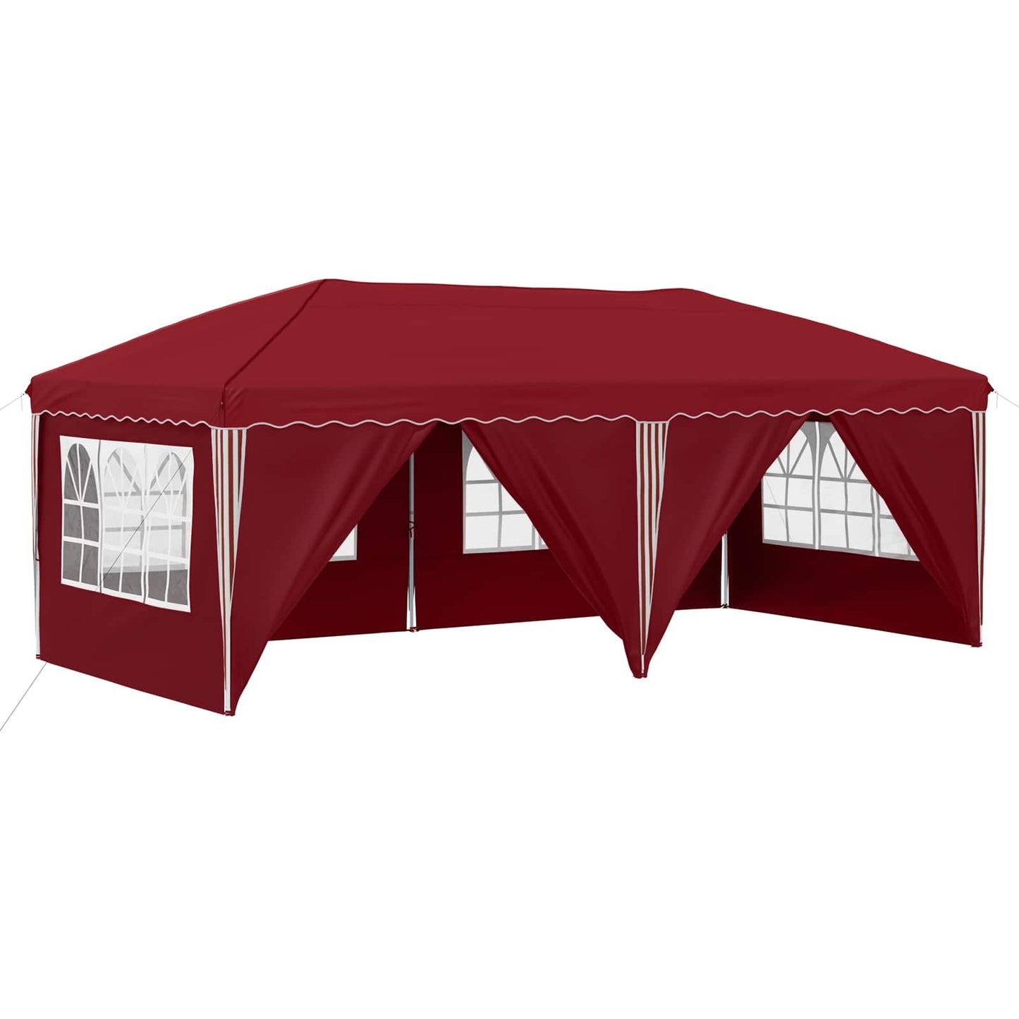 Pop-up Festtelt 575 x 288 x 245 cm Bordeaux
