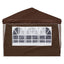 Pop-up Festtelt 575 x 288 x 245 cm Brun