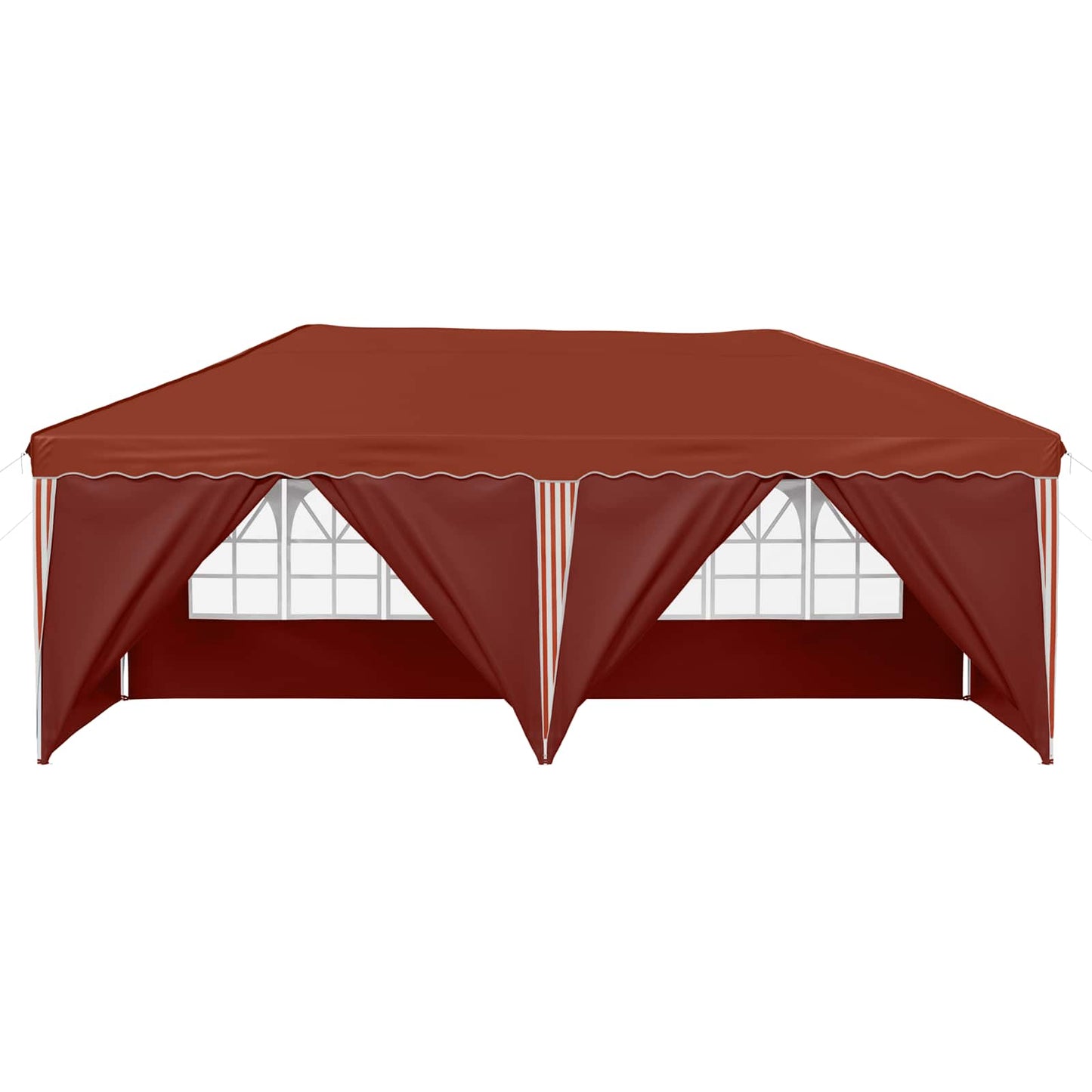 Pop-up Festtelt 575 x 288 x 245 cm Terrakotta