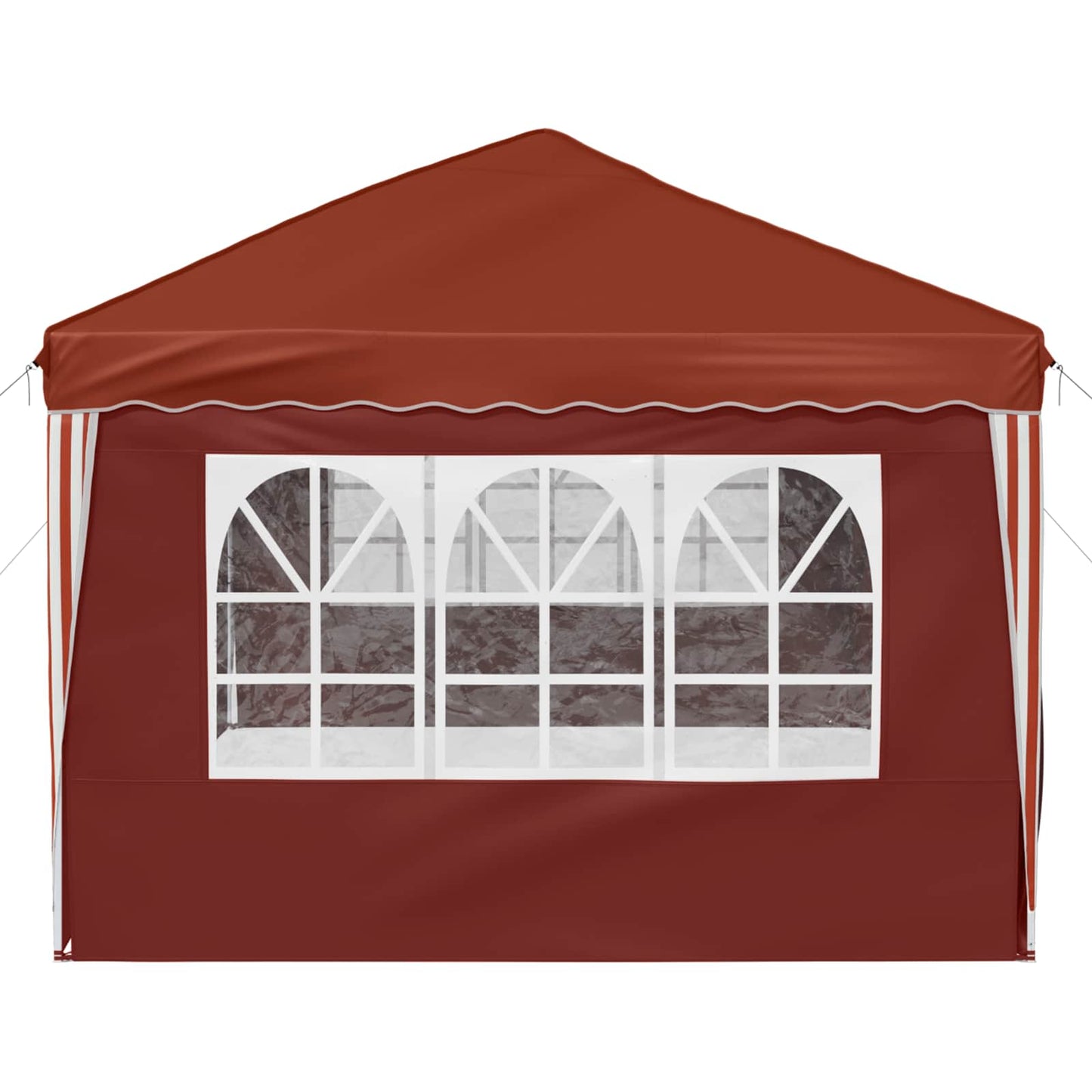 Pop-up Festtelt 575 x 288 x 245 cm Terrakotta