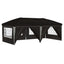 Pop-up Festtelt 575 x 288 x 245 cm Sort
