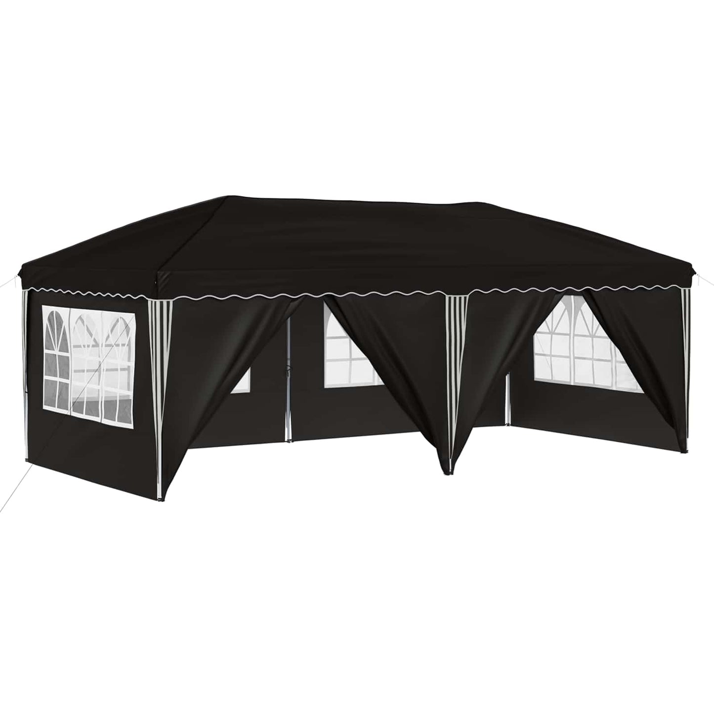 Pop-up Festtelt 575 x 288 x 245 cm Sort