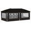 Pop-up Festtelt 575 x 288 x 245 cm Sort