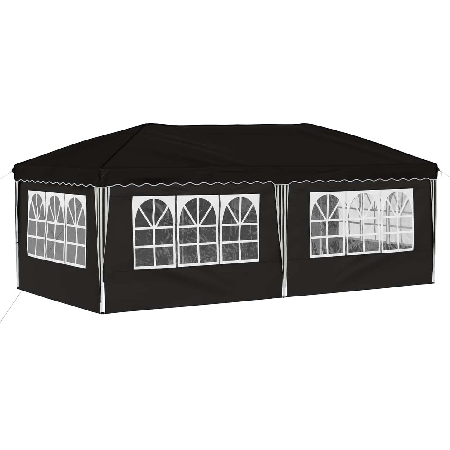 Pop-up Festtelt 575 x 288 x 245 cm Sort