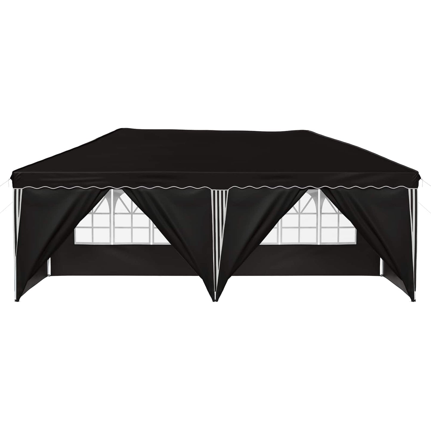 Pop-up Festtelt 575 x 288 x 245 cm Sort