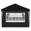 Pop-up Festtelt 575 x 288 x 245 cm Sort