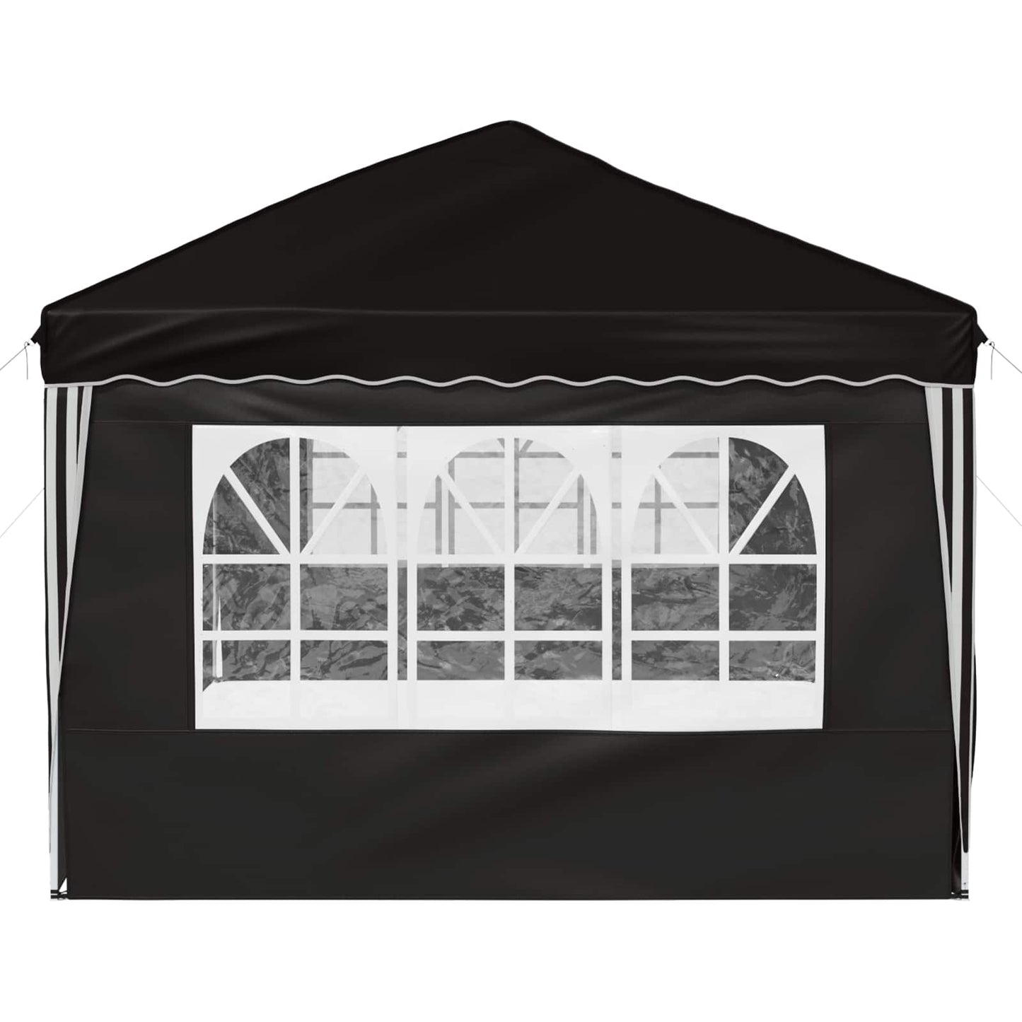 Pop-up Festtelt 575 x 288 x 245 cm Sort