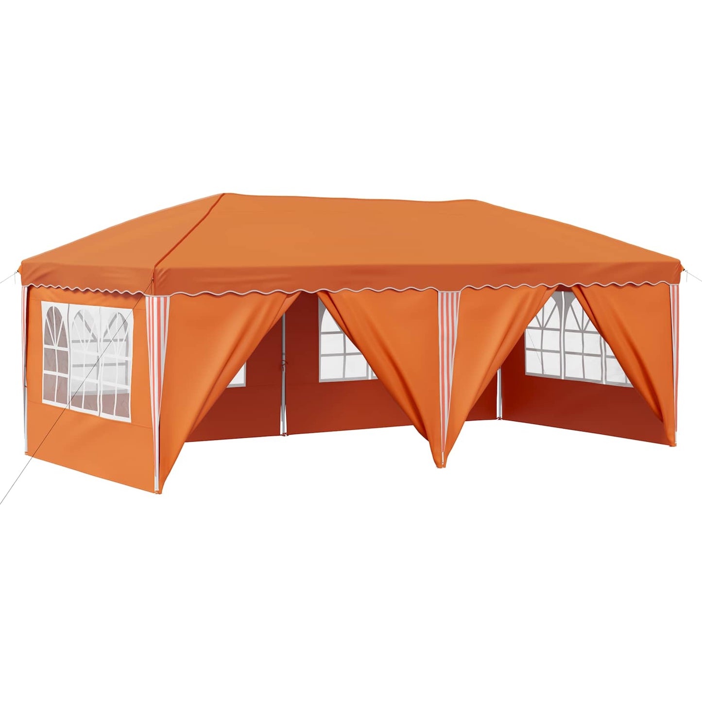 Pop-up Festtelt 575 x 288 x 245 cm Orange