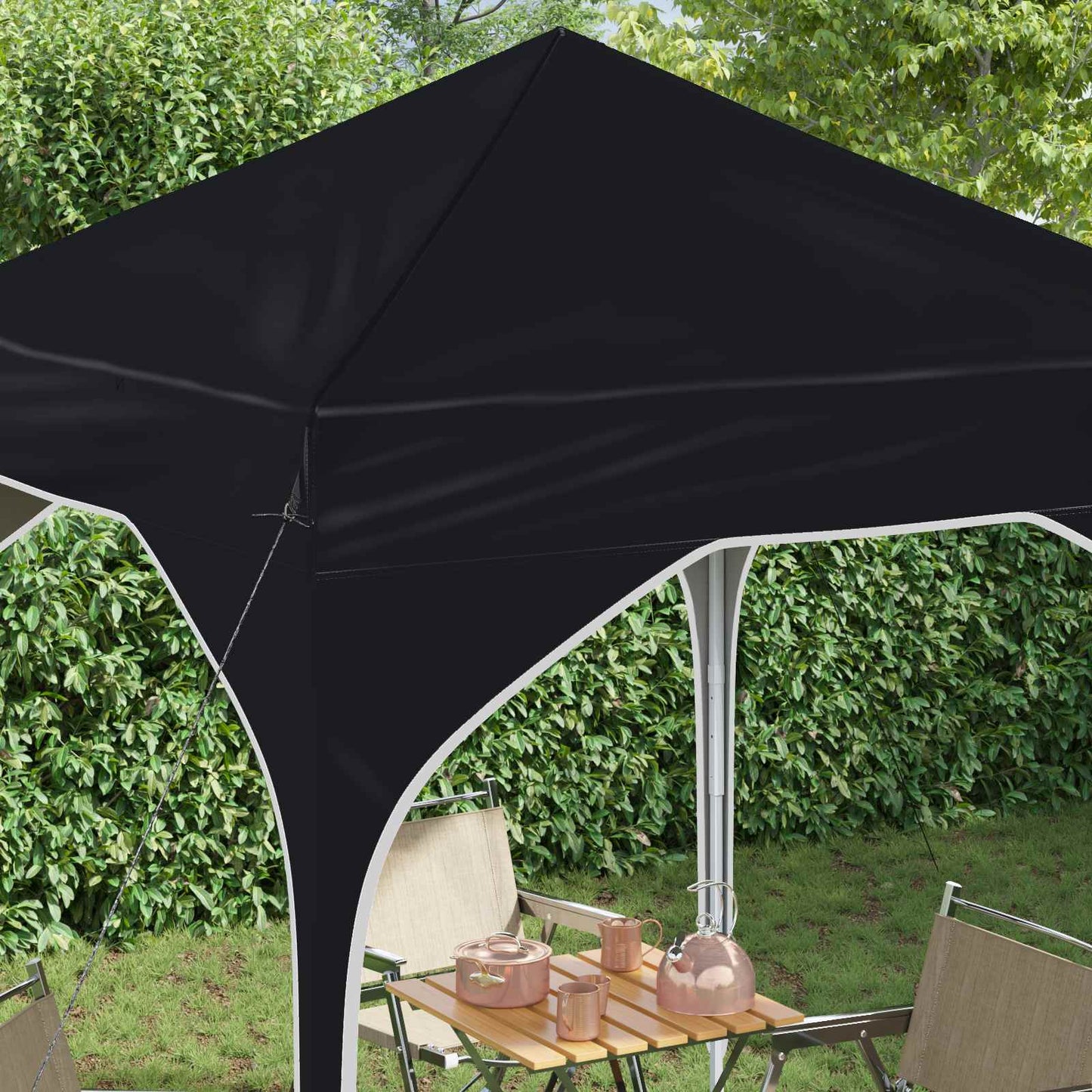 Pop-up Festtelt 194 x 194 x 245 cm Antracit