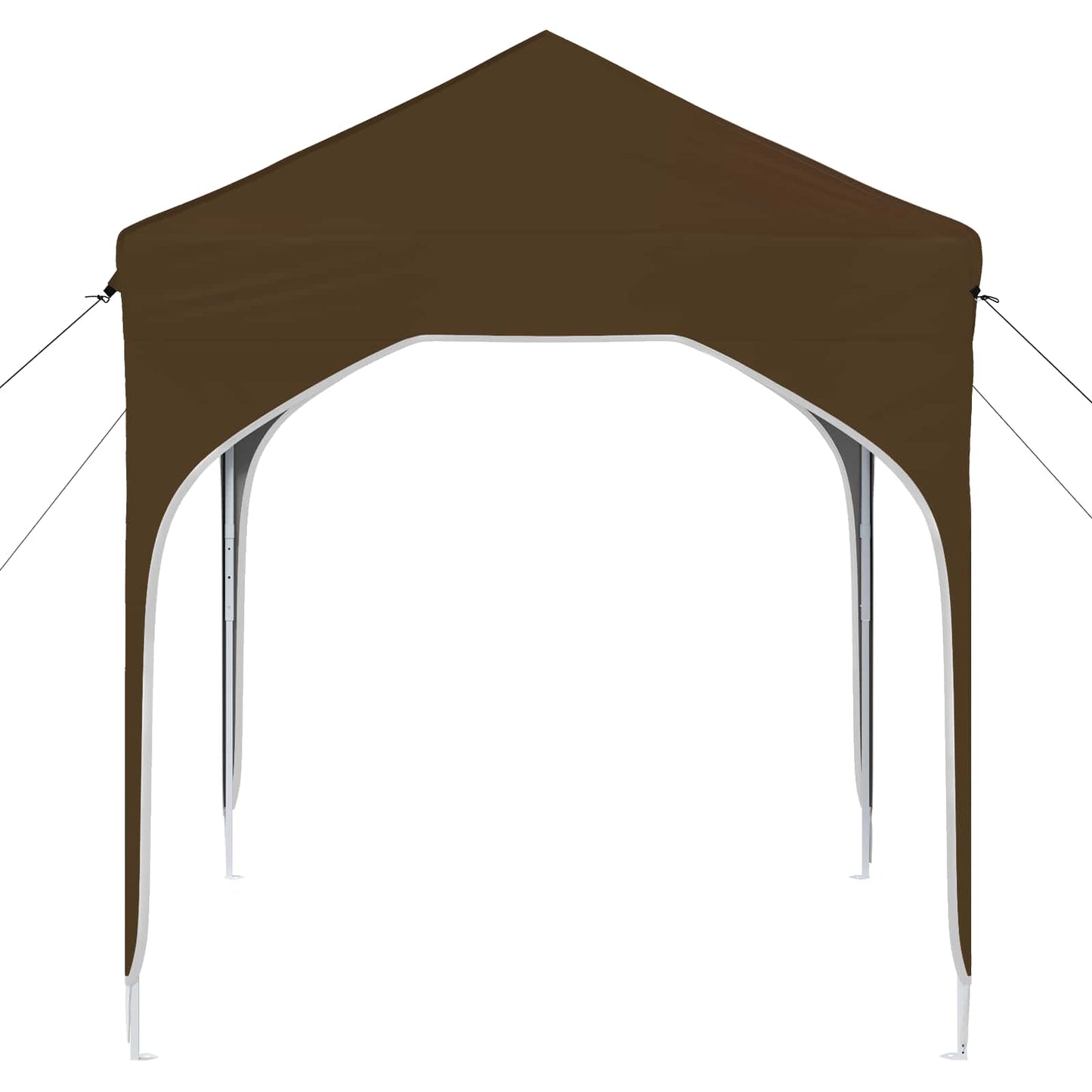 Pop-up Festtelt 194 x 194 x 245 cm Gråbrun