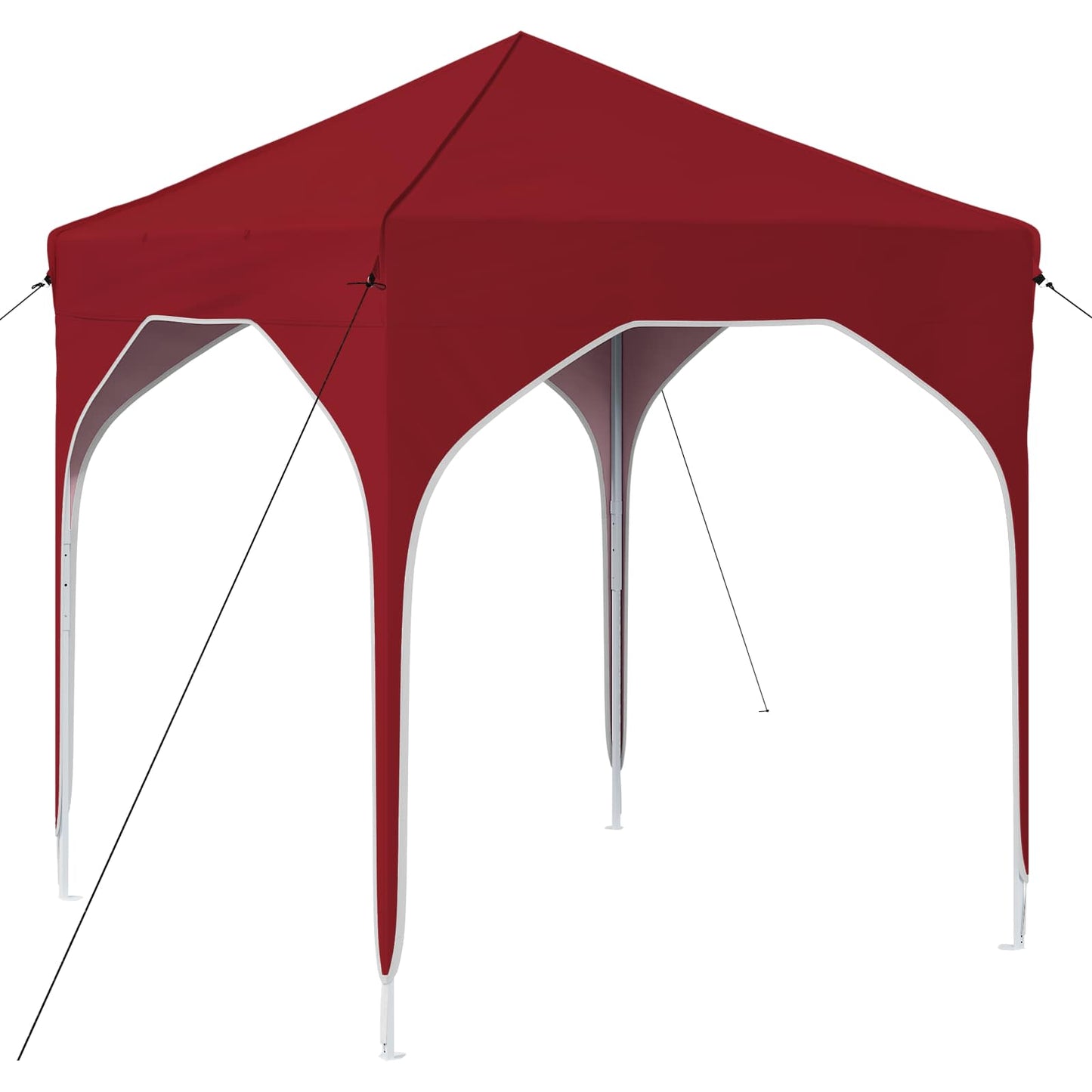 Pop-up Festtelt 194 x 194 x 245 cm Bordeaux
