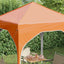 Pop-up Festtelt 194 x 194 x 245 cm Orange