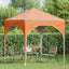 Pop-up Festtelt 194 x 194 x 245 cm Orange