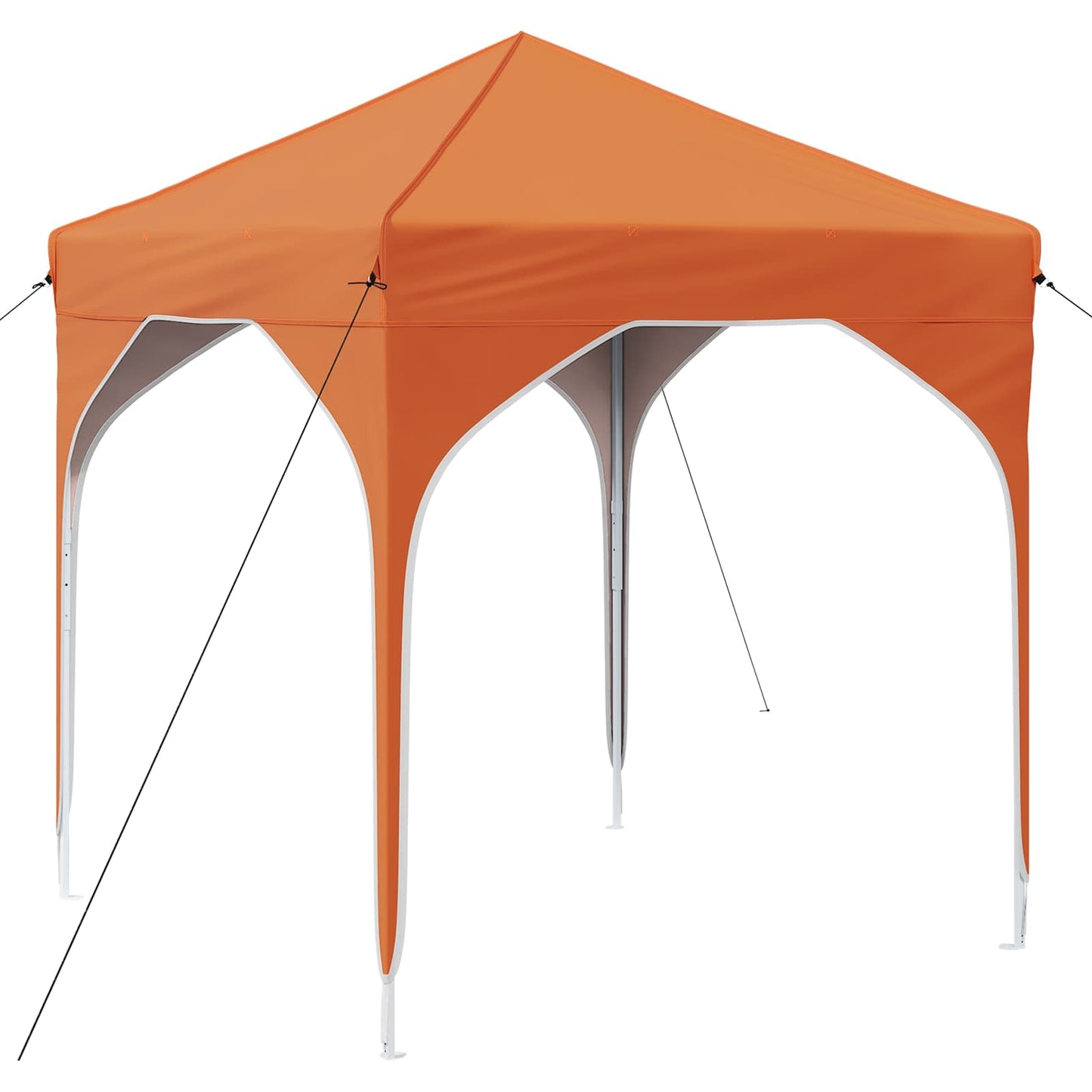 Pop-up Festtelt 194 x 194 x 245 cm Orange