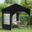 Pop-up Festtelt 192 x 192 x 245 cm Antracit