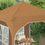 Pop-up Festtelt 192 x 192 x 245 cm Beige