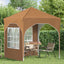 Pop-up Festtelt 192 x 192 x 245 cm Beige