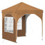 Pop-up Festtelt 192 x 192 x 245 cm Beige