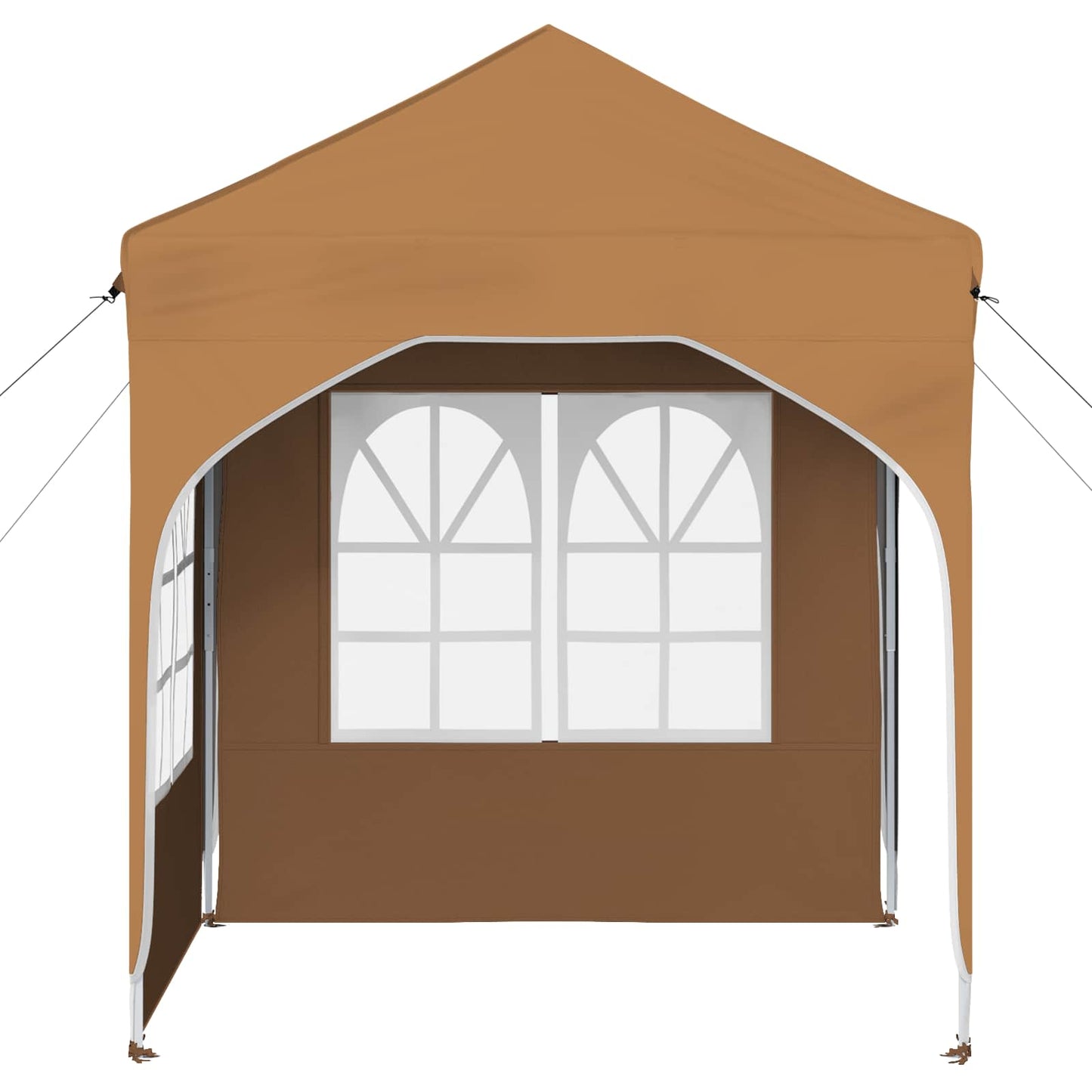 Pop-up Festtelt 192 x 192 x 245 cm Beige