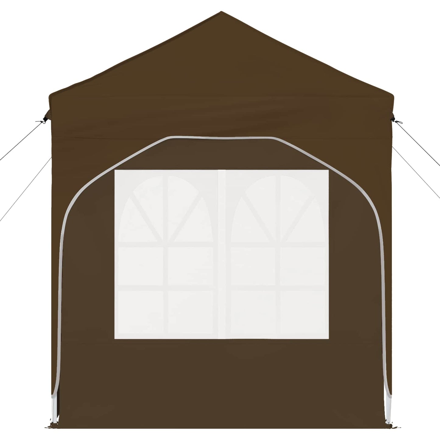 Pop-up Festtelt 192 x 192 x 245 cm Gråbrun