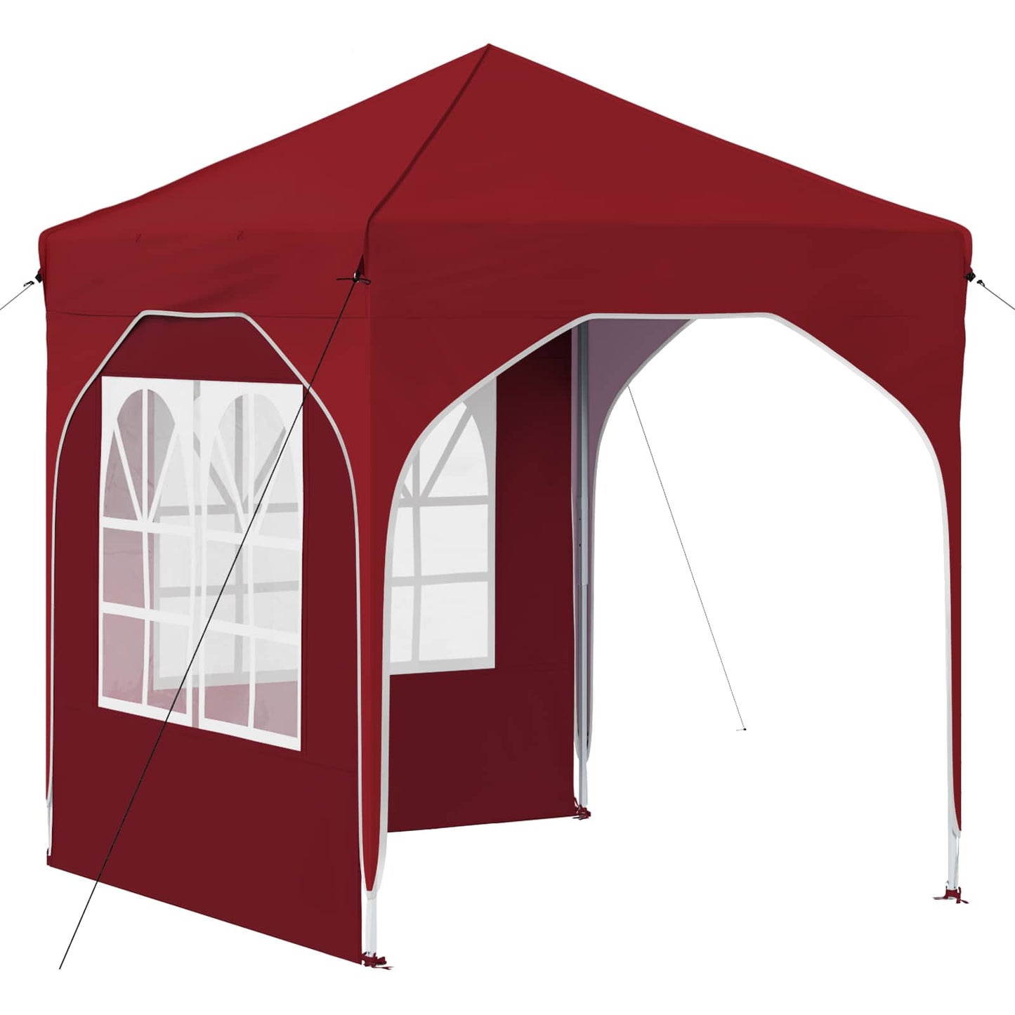 Pop-up Festtelt 192 x 192 x 245 cm Bordeaux