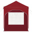 Pop-up Festtelt 192 x 192 x 245 cm Bordeaux