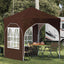 Pop-up Festtelt 192 x 192 x 245 cm Brun