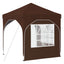 Pop-up Festtelt 192 x 192 x 245 cm Brun