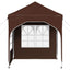 Pop-up Festtelt 192 x 192 x 245 cm Brun