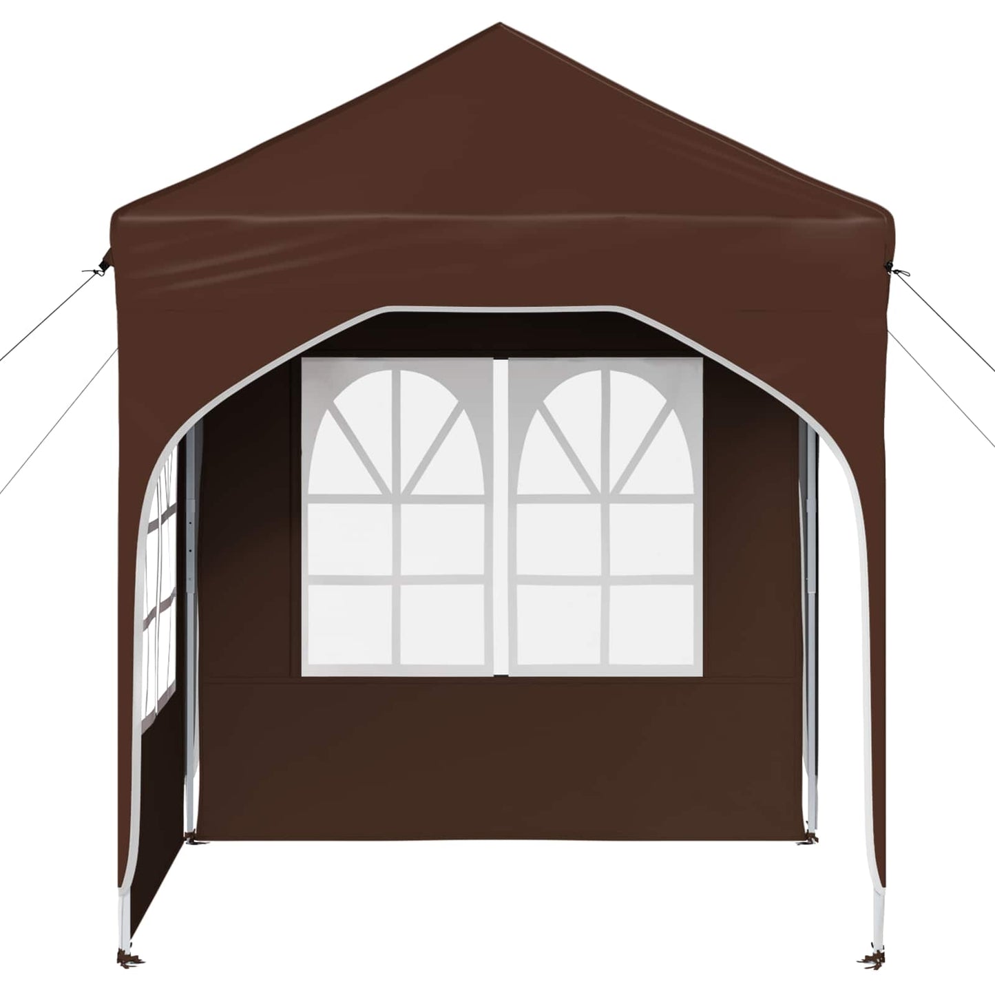 Pop-up Festtelt 192 x 192 x 245 cm Brun