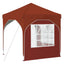 Pop-up Festtelt 192 x 192 x 245 cm Terrakotta