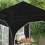 Pop-up Festtelt 192 x 192 x 245 cm Sort