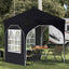 Pop-up Festtelt 192 x 192 x 245 cm Sort