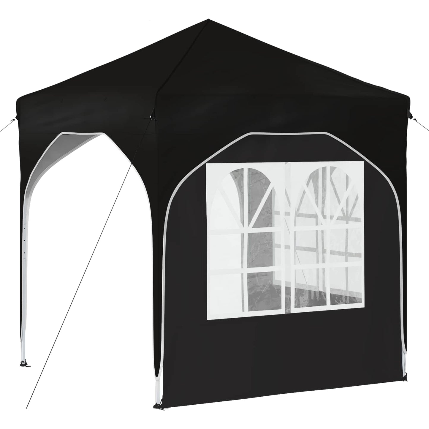 Pop-up Festtelt 192 x 192 x 245 cm Sort