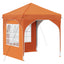 Pop-up Festtelt 192 x 192 x 245 cm Orange
