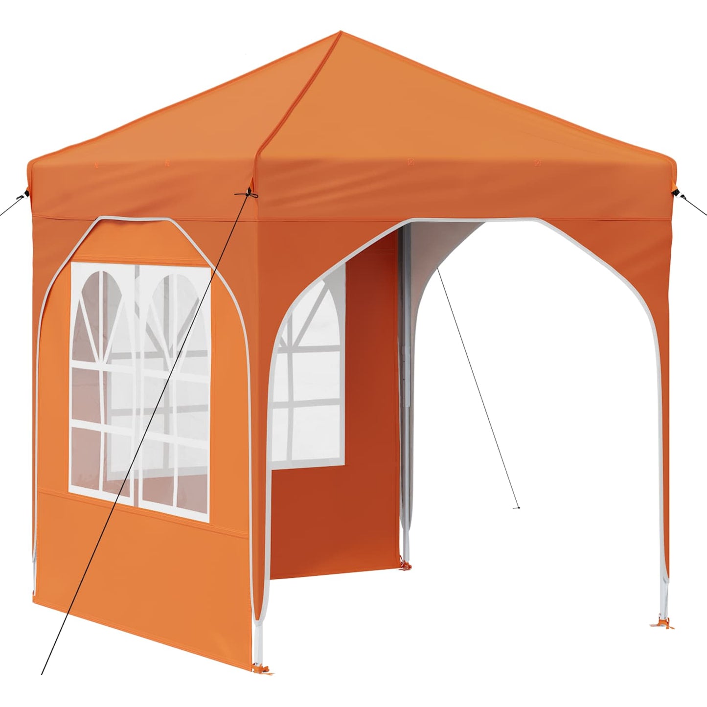 Pop-up Festtelt 192 x 192 x 245 cm Orange