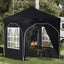 Pop-up Festtelt 192 x 192 x 245 cm Antracit
