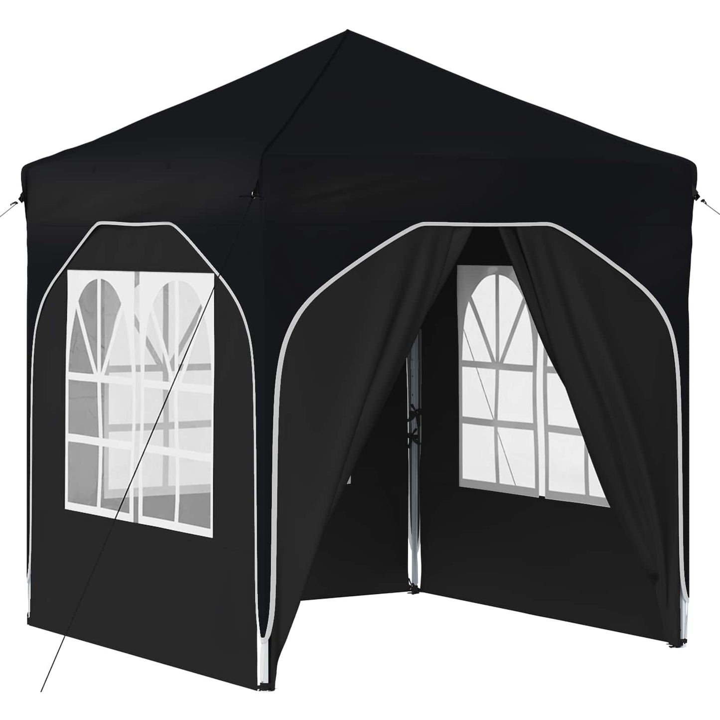 Pop-up Festtelt 192 x 192 x 245 cm Antracit