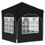 Pop-up Festtelt 192 x 192 x 245 cm Antracit