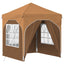 Pop-up Festtelt 192 x 192 x 245 cm Beige