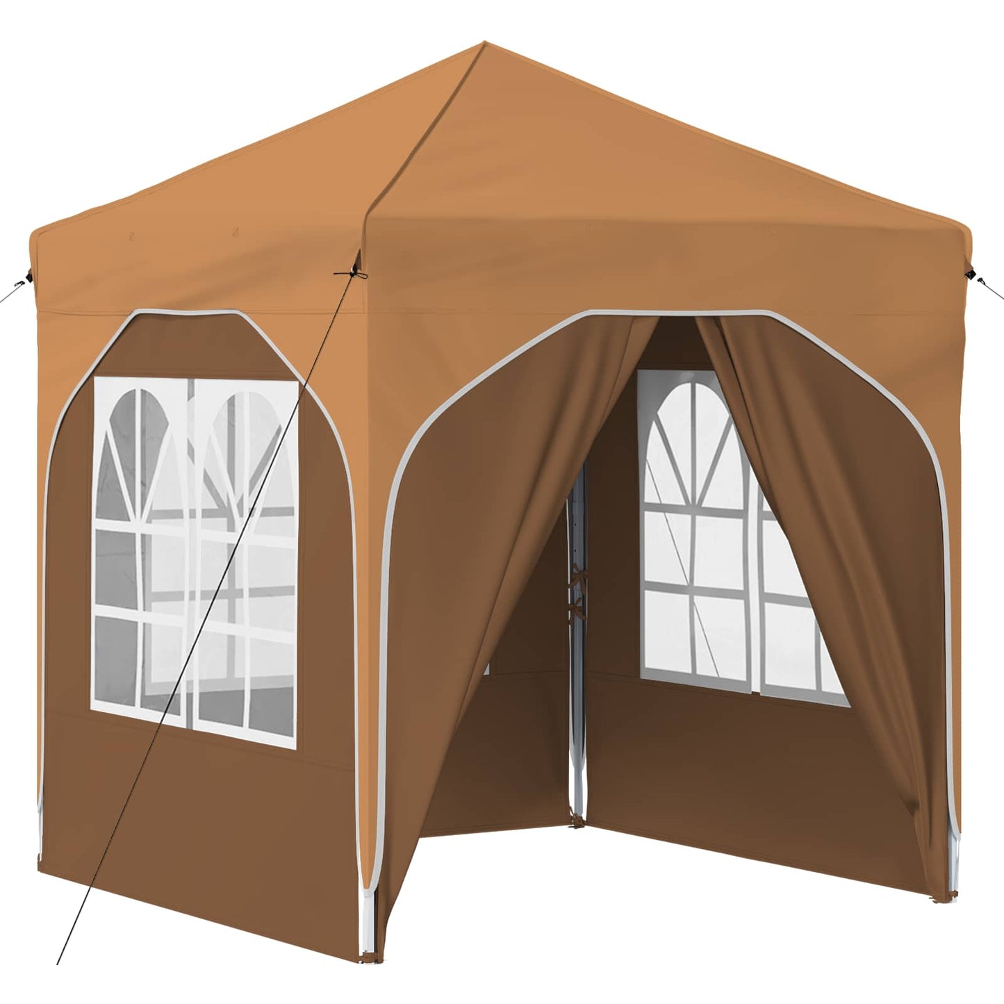 Pop-up Festtelt 192 x 192 x 245 cm Beige