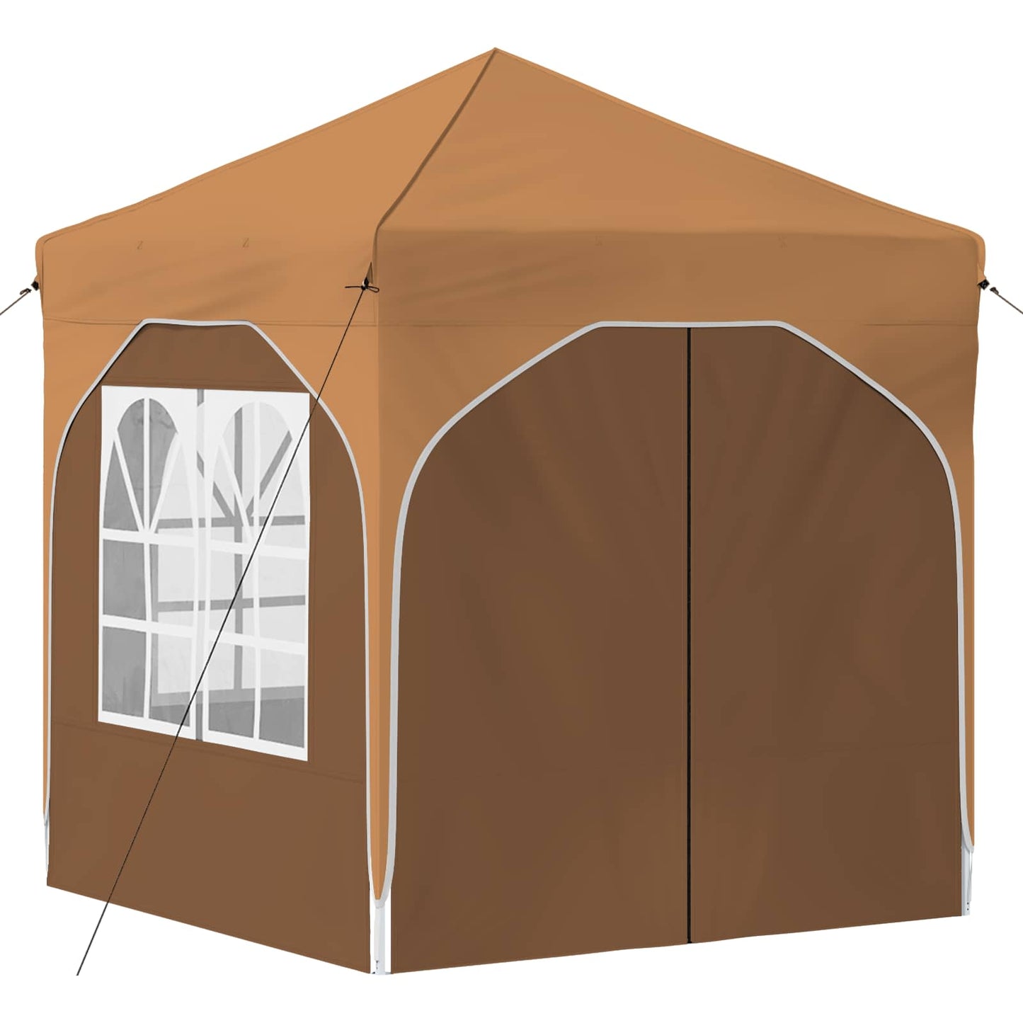 Pop-up Festtelt 192 x 192 x 245 cm Beige