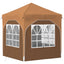 Pop-up Festtelt 192 x 192 x 245 cm Beige