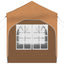 Pop-up Festtelt 192 x 192 x 245 cm Beige