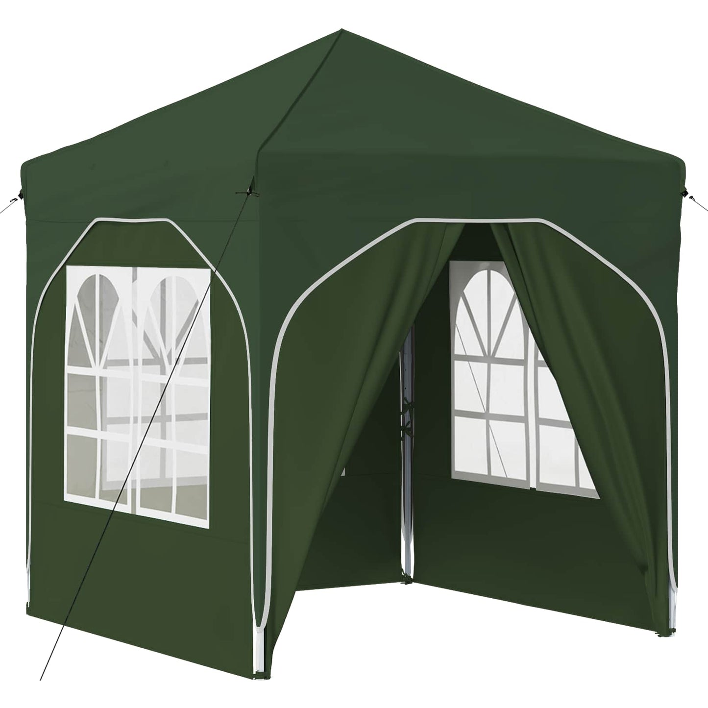 Pop-up Festtelt 192 x 192 x 245 cm Grøn