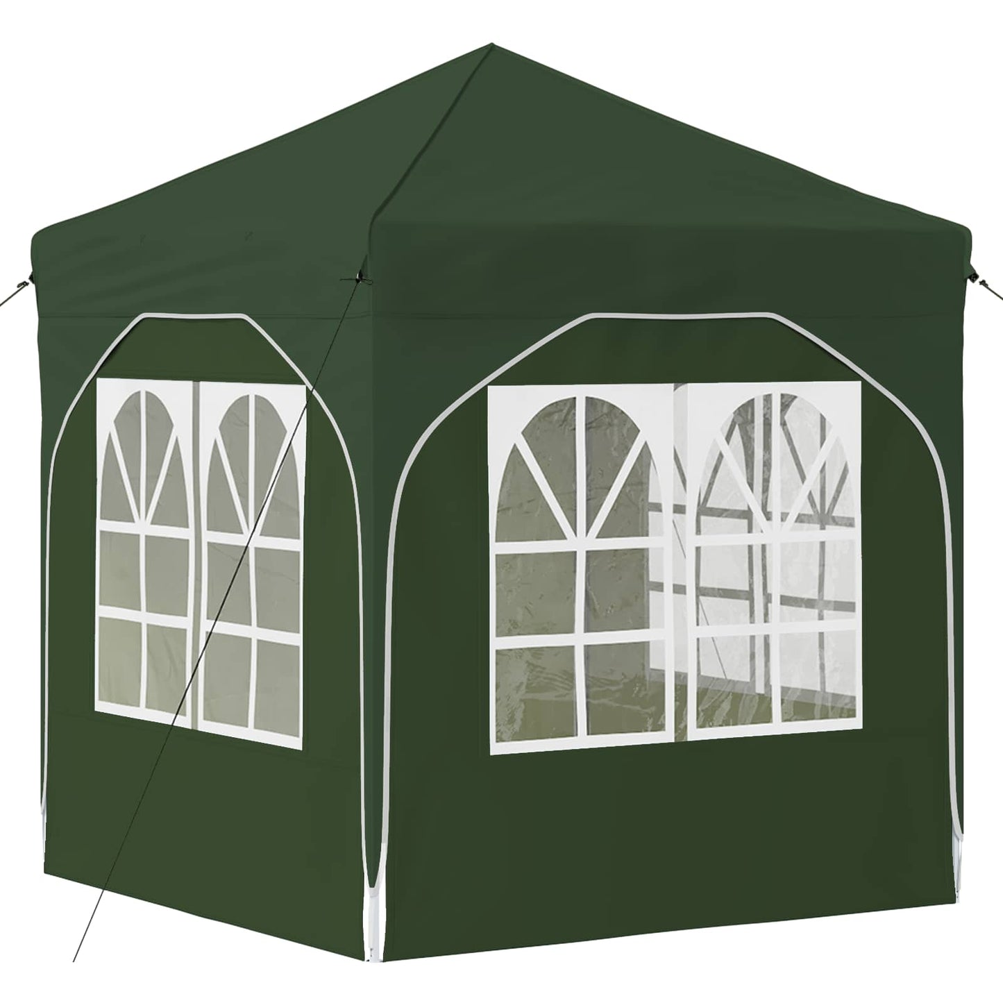 Pop-up Festtelt 192 x 192 x 245 cm Grøn