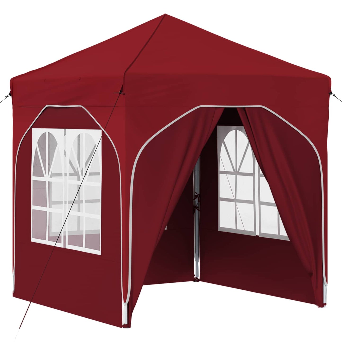 Pop-up Festtelt 192 x 192 x 245 cm Bordeaux