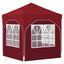 Pop-up Festtelt 192 x 192 x 245 cm Bordeaux
