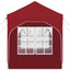 Pop-up Festtelt 192 x 192 x 245 cm Bordeaux