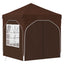 Pop-up Festtelt 192 x 192 x 245 cm Brun
